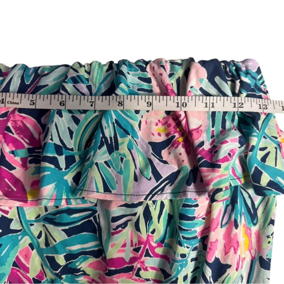 LILLY PULITZER Anja Romper In Mandevilla Pink Extra Lucky XS - Picture 9 of 13